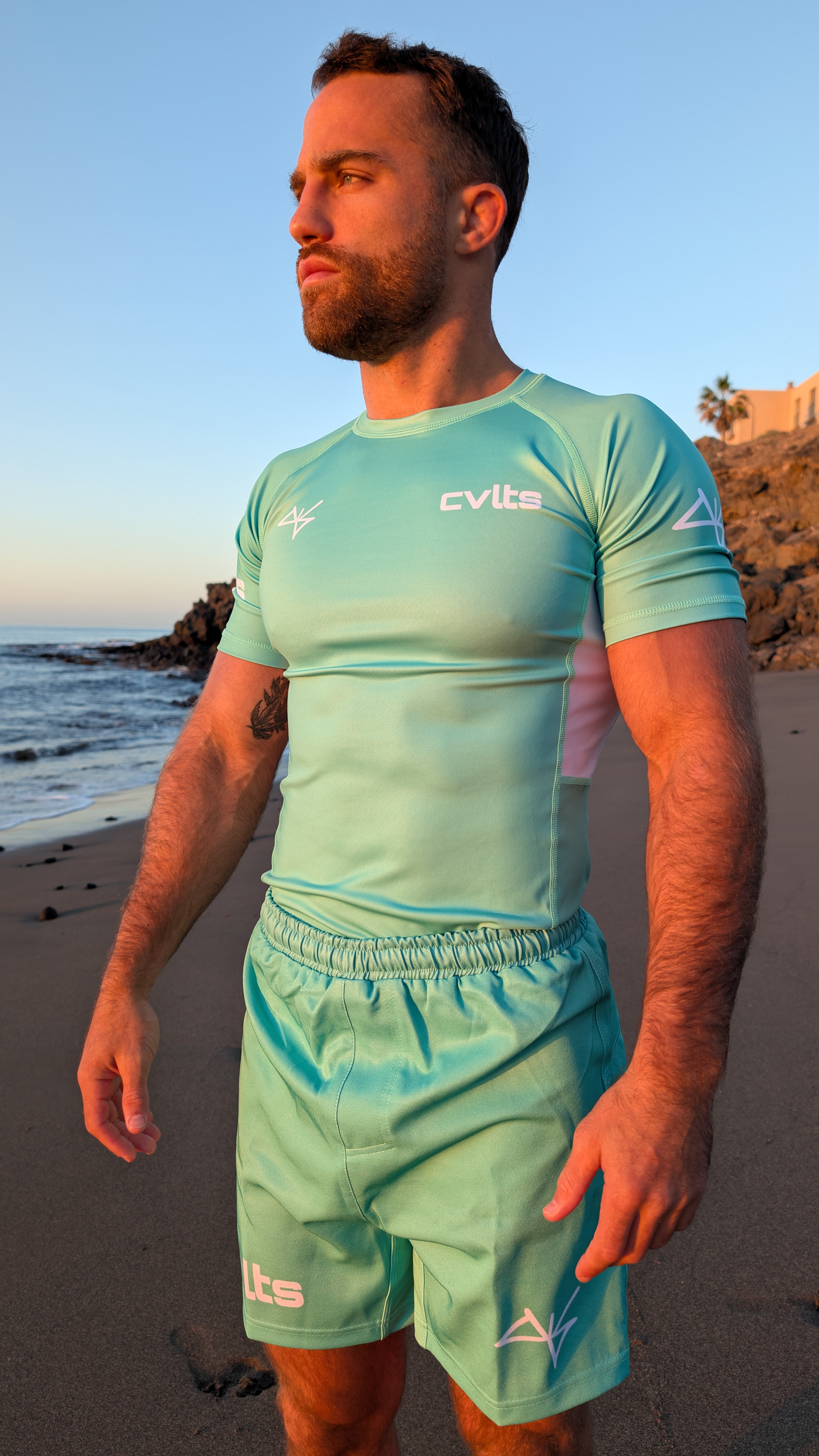 Standard Issue Teal model on beach